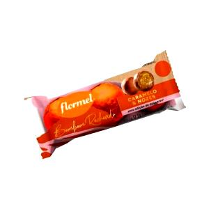 Quantas calorias em 1 bombom (12,5 g) Bombom Caramelo e Nozes?