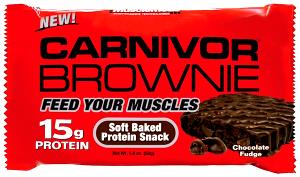 Quantas calorias em 1 brownie (52 g) Carnivor Brownie?