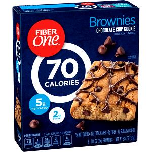 Quantas calorias em 1 brownie (80 g) Brownfit Zero?