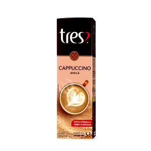 Quantas calorias em 1 cápsula (11 g) Cápsula Cappuccino Avelã?