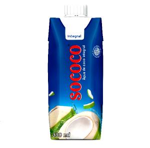 Quantas calorias em 1 caixa (330 ml) Água de Coco (330ml)?