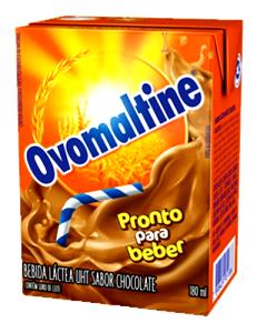 Quantas calorias em 1 caixinha (180 ml) Ovomaltine na Caixinha?