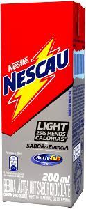 Quantas calorias em 1 caixinha (200 ml) Nescau Light (Pronto)?