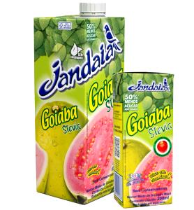 Quantas calorias em 1 caixinha (200 ml) Suco de Goiaba Stevia?