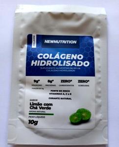 Quantas calorias em 1 colher (10 g) Chá Verde com Colágeno?