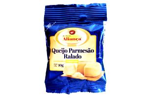 Quantas calorias em 1 colher (10 g) Queijo Parmesão Ralado?