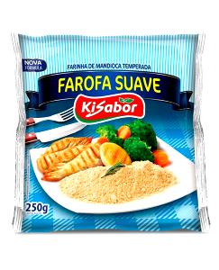 Quantas calorias em 1 colher de sop (35 g) Farofa Pronta Suave?