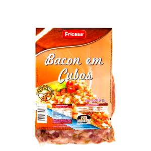 Quantas calorias em 1 colher de sopa (10 g) Bacon em Cubos Defumado?