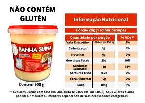 Quantas calorias em 1 colher de sopa (10 g) Banha de Porco?