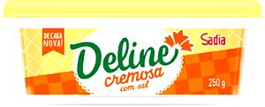 Quantas calorias em 1 colher de sopa (10 g) Deline Cremosa com Sal?