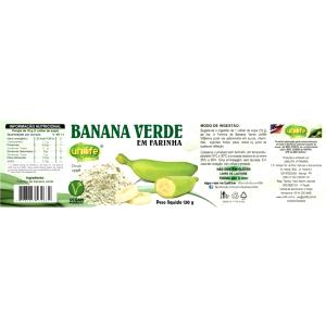 Quantas calorias em 1 colher de sopa (10 g) Farinha de Banana Verde?