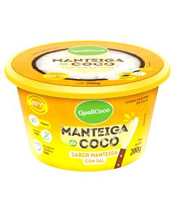 Quantas calorias em 1 colher de sopa (10 g) Manteiga de Côco com Sal?