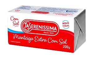 Quantas calorias em 1 colher de sopa (10 g) Manteiga Extra com Sal?