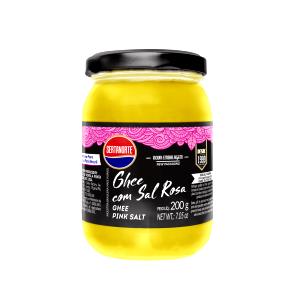 Quantas calorias em 1 colher de sopa (10 g) Manteiga Ghee com Sal Rosa?