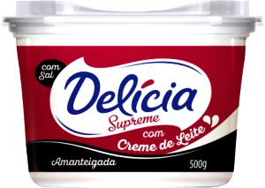 Quantas calorias em 1 colher de sopa (10 g) Margarina Delícia Supreme?