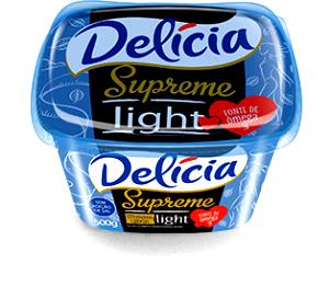 Quantas calorias em 1 colher de sopa (10 g) Margarina Supreme Light?