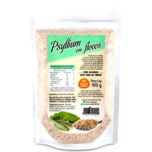 Quantas calorias em 1 colher de sopa (10 g) Psyllium em Flocos?