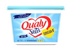 Quantas calorias em 1 colher de sopa (10 g) Qualy Vita?