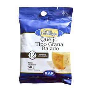 Quantas calorias em 1 colher de sopa (10 g) Queijo tipo Grana Ralado?