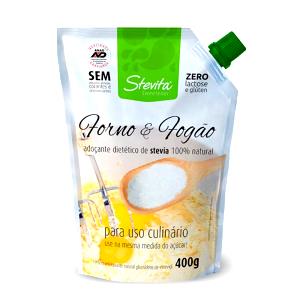 Quantas calorias em 1 colher de sopa (10 g) Stevia Forno e Fogão?