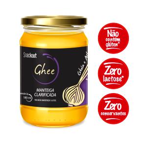 Quantas calorias em 1 colher de sopa (10 ml) Manteiga Ghee Cebola e Alho?