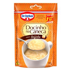 Quantas calorias em 1 colher de sopa (11 g) Docinho na Caneca Sabor Beijinho?