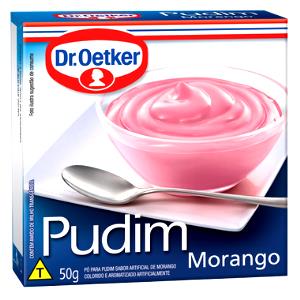 Quantas calorias em 1 colher de sopa (11 g) Pudim de Morango?