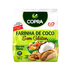 Quantas calorias em 1 colher de sopa (12 g) Farinha de Coco?