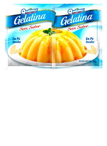 Quantas calorias em 1 colher de sopa (12 g) Gelatina sem Sabor?