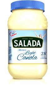 Quantas calorias em 1 colher de sopa (12 ml) Maionese Light Canola?