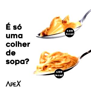 Quantas calorias em 1 Colher De Sopa (15,5 G) Pasta de amendoim?