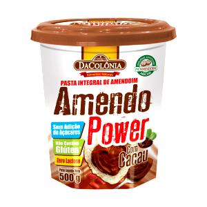 Quantas calorias em 1 colher de sopa (15 g) Amendo Power com Cacau?