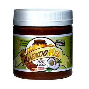 Quantas calorias em 1 colher de sopa (15 g) Amendomel com Cacau e Coco?