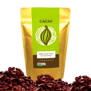 Quantas calorias em 1 colher de sopa (15 g) Cacau Nibs Orgânico?