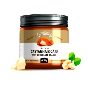 Quantas calorias em 1 colher de sopa (15 g) Creme de Castanha de Caju com Avelã?