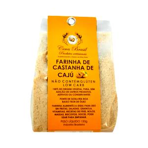 Quantas calorias em 1 colher de sopa (15 g) Farinha de Castanha de Caju?