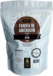 Quantas calorias em 1 colher de sopa (15 g) Farofa de Amendoim Sabor Alho?