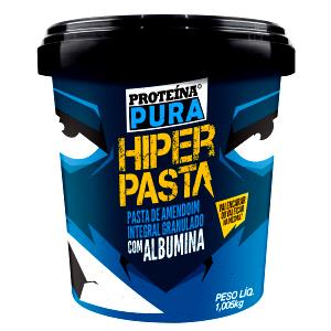 Quantas calorias em 1 colher de sopa (15 g) Hiper Pasta de Amendoim com Albumina?