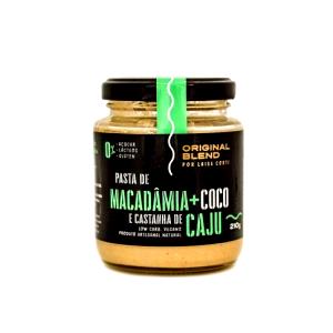 Quantas calorias em 1 colher de sopa (15 g) Macadâmia + Coco?