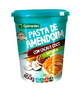 Quantas calorias em 1 colher de sopa (15 g) Pasta de Amendoim Integral com Cacau?