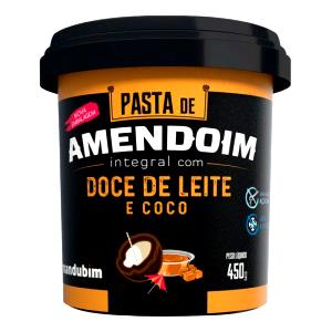 Quantas calorias em 1 colher de sopa (15 g) Pasta de Amendoim Integral com Doce de Leite e Coco?