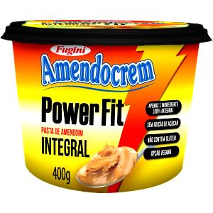 Quantas calorias em 1 colher de sopa (15 g) Pasta de Amendoim Integral Power Fit?