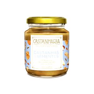 Quantas calorias em 1 colher de sopa (15 g) Pasta de Castanha e Sementes?