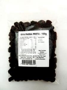 Quantas calorias em 1 colher de sopa (15 g) Uva Passa Preta?