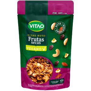 Quantas calorias em 1 colher de sopa (15 g) Vitao Nuts + Frutas Secas?