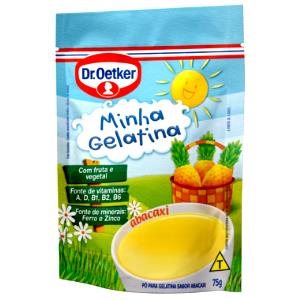 Quantas calorias em 1 colher de sopa (16 g) Minha Gelatina Abacaxi?