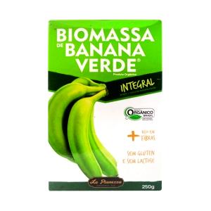 Quantas calorias em 1 colher de sopa (20 g) Biomassa de Banana Verde Integral?