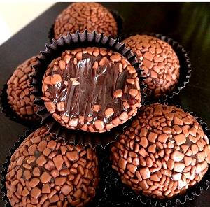 Quantas calorias em 1 colher de sopa (20 g) Brigadeiro Belga?