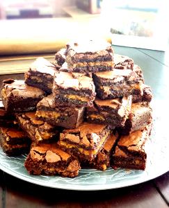 Quantas calorias em 1 colher de sopa (20 g) Brownie Com Doce De Leite?