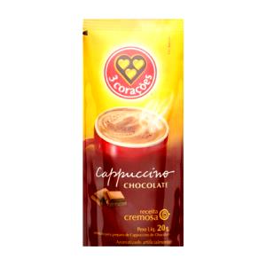 Quantas calorias em 1 colher de sopa (20 g) Cappuccino Sabor Chocolate com Avelã?